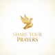 Share Your Prayers Logo - Warm Gold